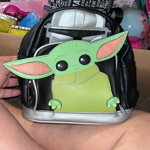 Used baby Yoda mini backpack